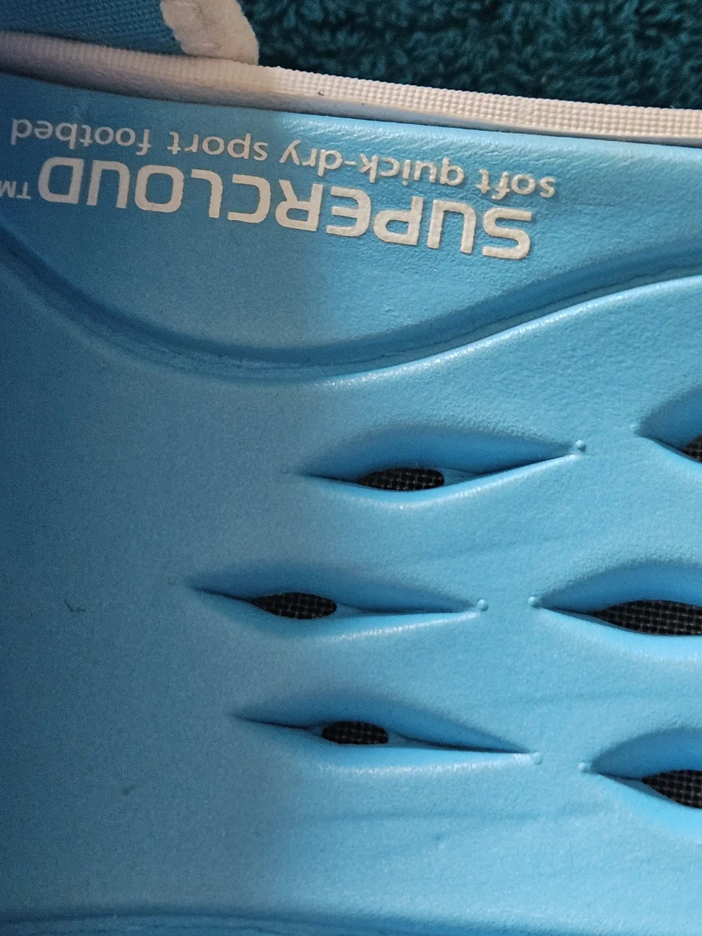 Adidas Climacool/Climachill Men’s Aqua Slide Sandals - Blue/White